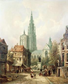 Eine Ansicht von Antwerpen 1870