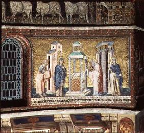 Presentation in the Temple, detail from the Story of the Virgin c.1296