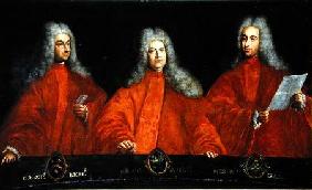 Portrait of three lawyers, Orazio Bembo, Orazio Angarano and Melchior Gabriel