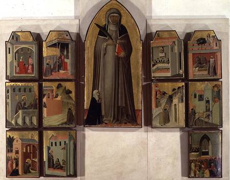 Scenes from the Life of Blessed Humility von Pietro Lorenzetti