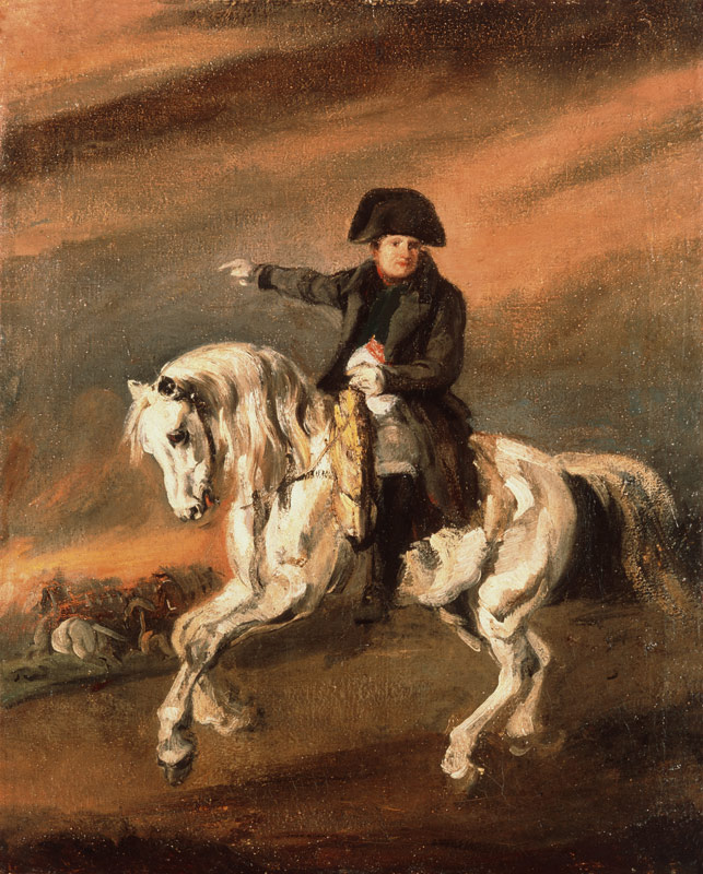Napoleon zu Pferde von Piotr Michalowski