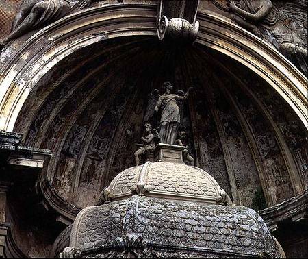 The 'Fontana dell'Organo' (Fountain of the Organ) detail of the figure of Victory, designed von Pirro Ligorio