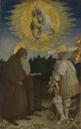 Madonna mit dem Kinde und Heiligen Antonius und Georg