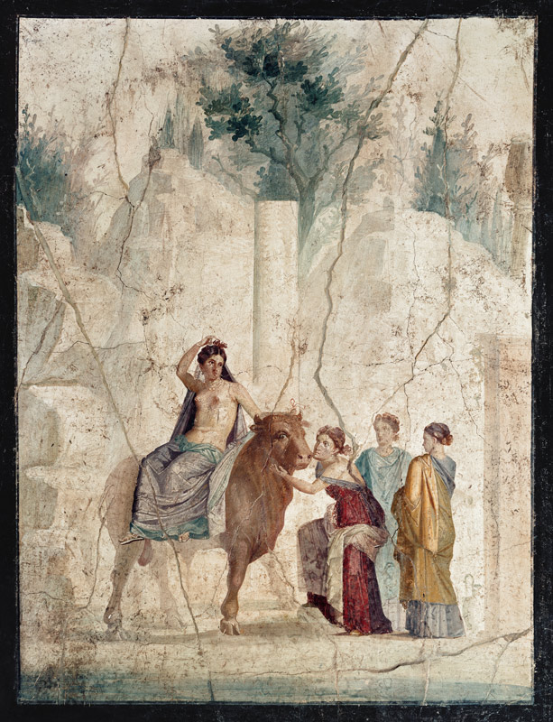Der Raub der Europa. von Pompeji, Wandmalerei