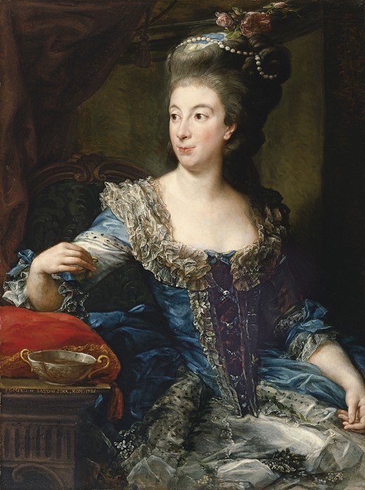 Porträt von Gräfin Maria Benedetta di San Martino von Pompeo Girolamo Batoni
