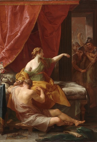 Samson and Delilah von Pompeo Girolamo Batoni