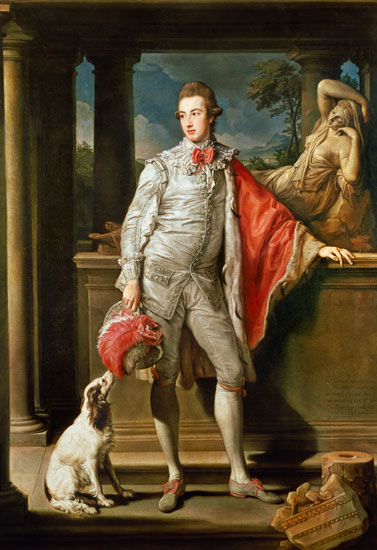 Thomas William Coke, (1752-1842) later 1st Earl of Leicester (of the Second Creation) von Pompeo Girolamo Batoni