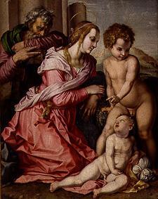Die hl. Familie mit dem Johannesknaben von Jacopo Pontormo, Carucci da