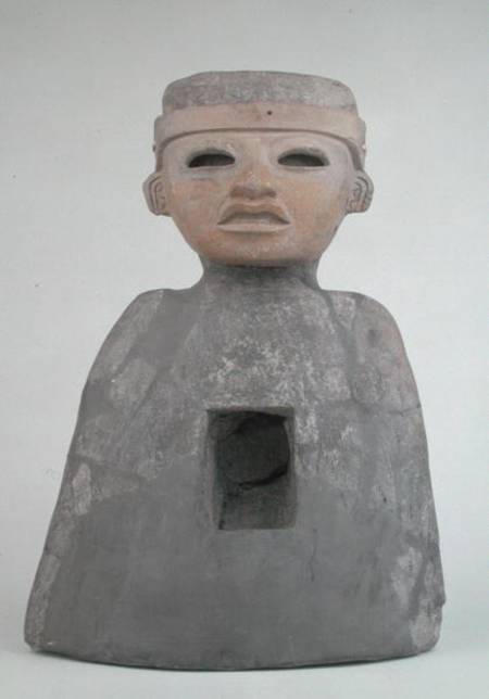 Bust with a Mask, found in tomb on north side of the Ciudadela, Teotihuacan von Pre-Columbian