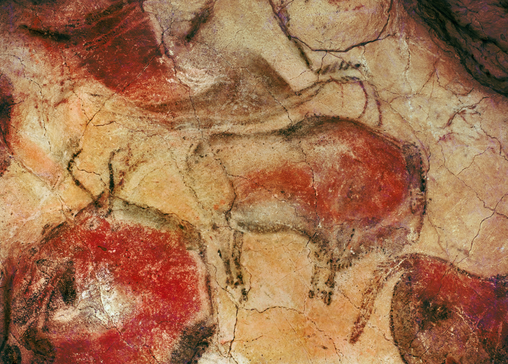 Bisons, from the Caves at Altamira von Prehistoric