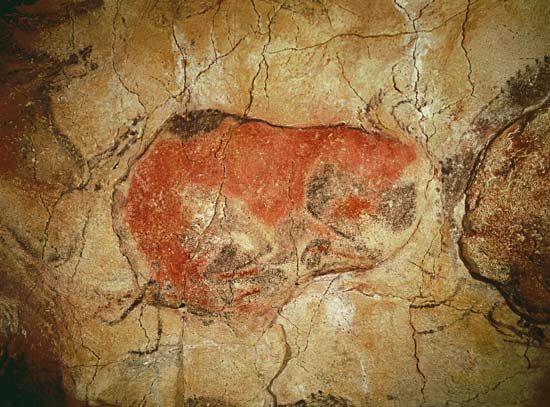 Bison from the Altamira Caves, Upper Paleolithic von Prehistoric