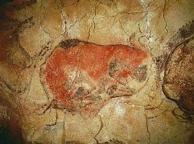 Bison from the Altamira Caves, Upper Paleolithic c.15000-80