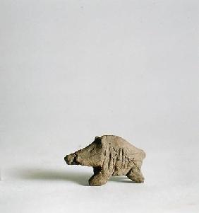 Figurine of a small boar, from Tappeh Sarab, Iran c.6th mill