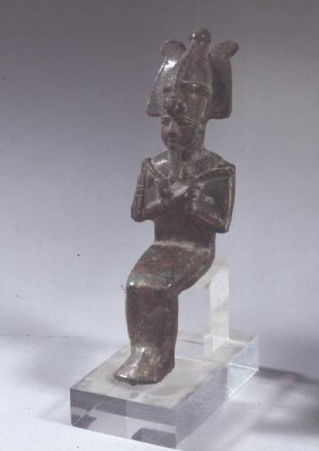 Seated statue of Osiris von Ptolemaic Period Egyptian