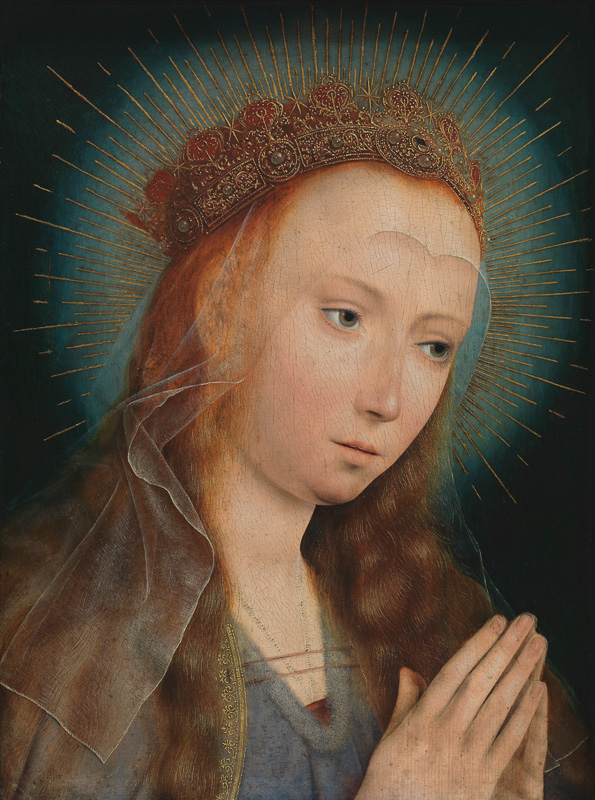 The Virgin at Prayer von Quentin Massys or Metsys