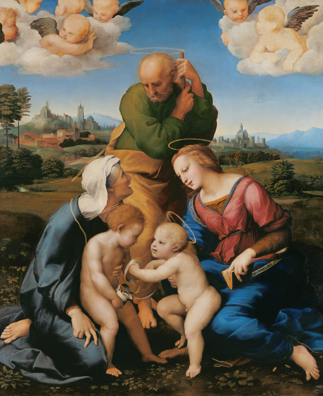 Heilige Familie Canigiani von Raffael - Raffaello Santi
