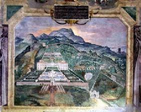 The Villa Lante, fresco in the Loggia c.1574-76