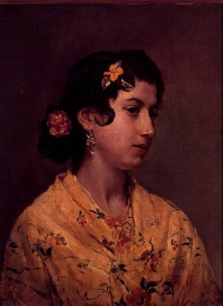 Andalucian Woman von Raimundo de Madrazo y Garetta