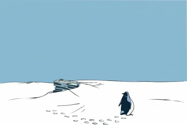 Pinguin 1 von Rainer Claus