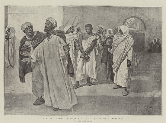 Law and Order in Morocco, the Capture of a Mutineer von Ralph Peacock