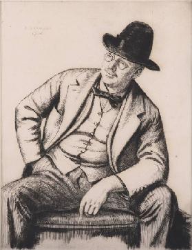 Porträt von Francis Dodd 1916