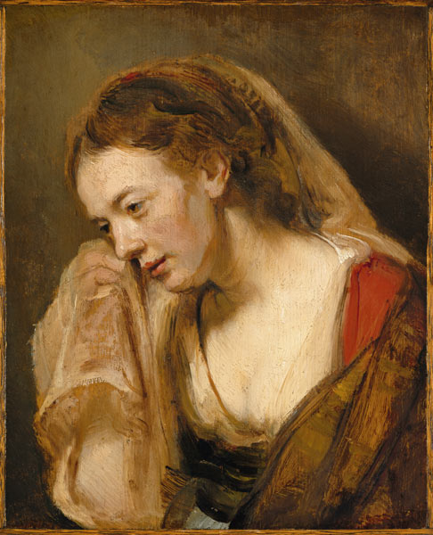 A Woman Weeping von Rembrandt van Rijn