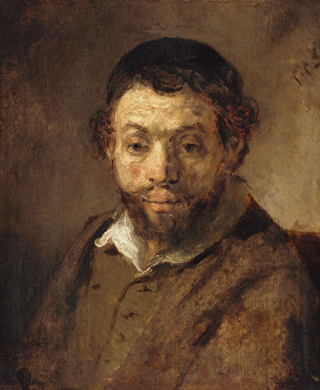 Bildnisstudie eines jungen Juden von Rembrandt van Rijn