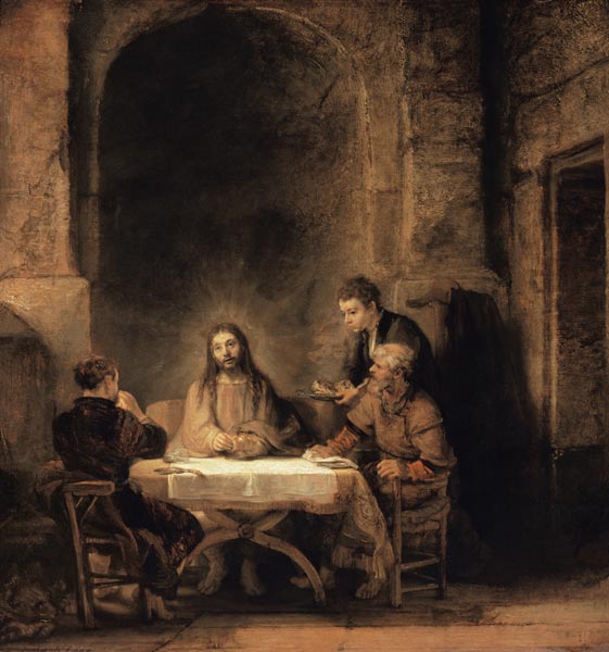 Das Mahl in Emmaus von Rembrandt van Rijn