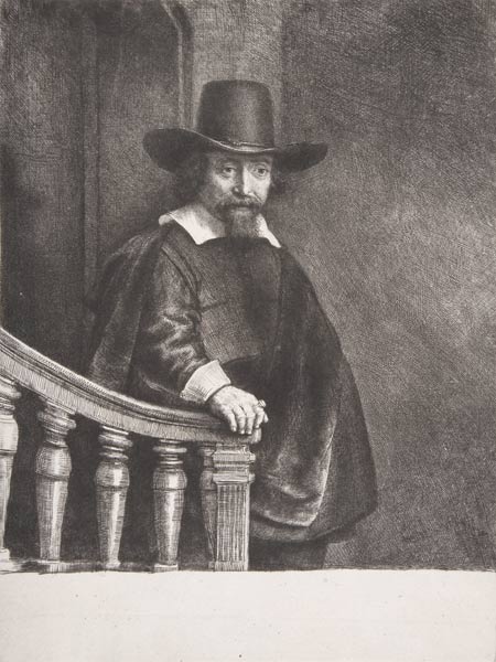 Ephraim Bueno, jüdischer Arzt und Schriftsteller von Rembrandt van Rijn