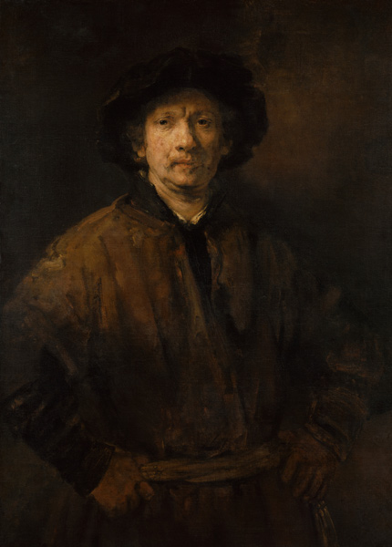 Großes Selbstbildnis von Rembrandt van Rijn