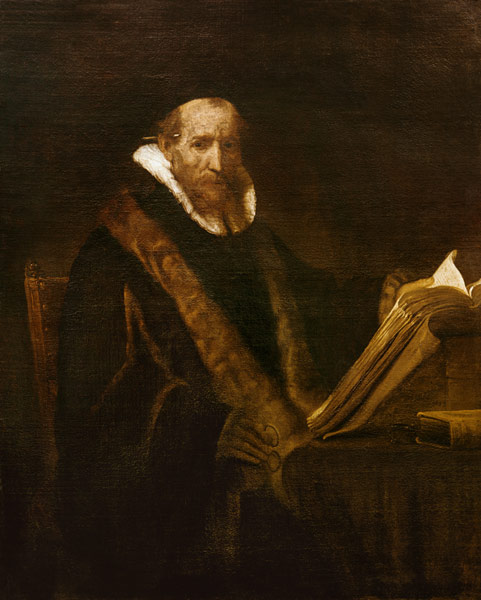 Rembrandt, Johannes Cornelisz. Sylvius von Rembrandt van Rijn