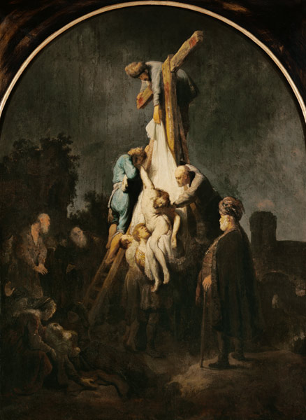 Kreuzabnahme Christi. von Rembrandt van Rijn