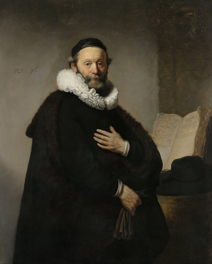 Porträt des Predigers Johannes Wtenbogaert von Rembrandt van Rijn