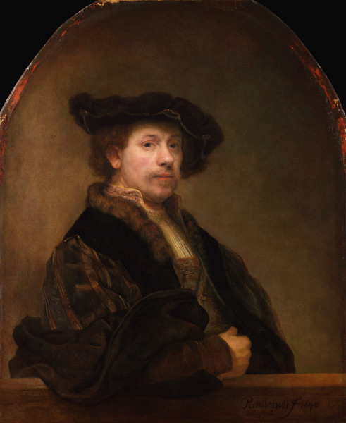 Selbstporträt im Alter von 34 Jahren von Rembrandt van Rijn