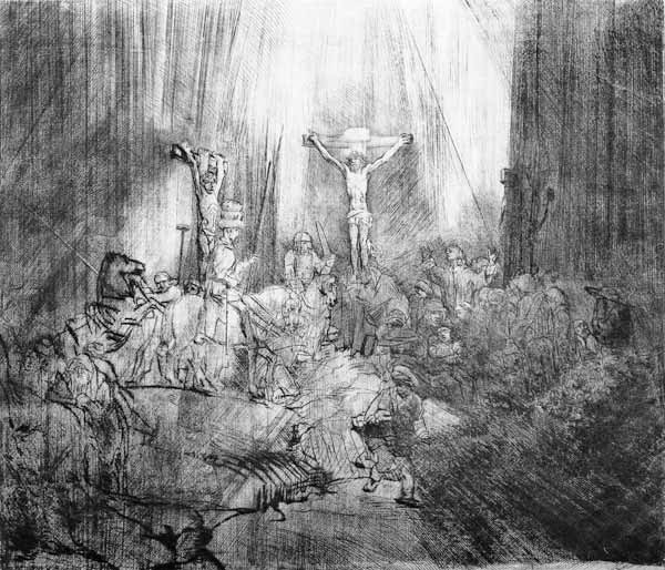 Die drei Kreuze von Rembrandt van Rijn