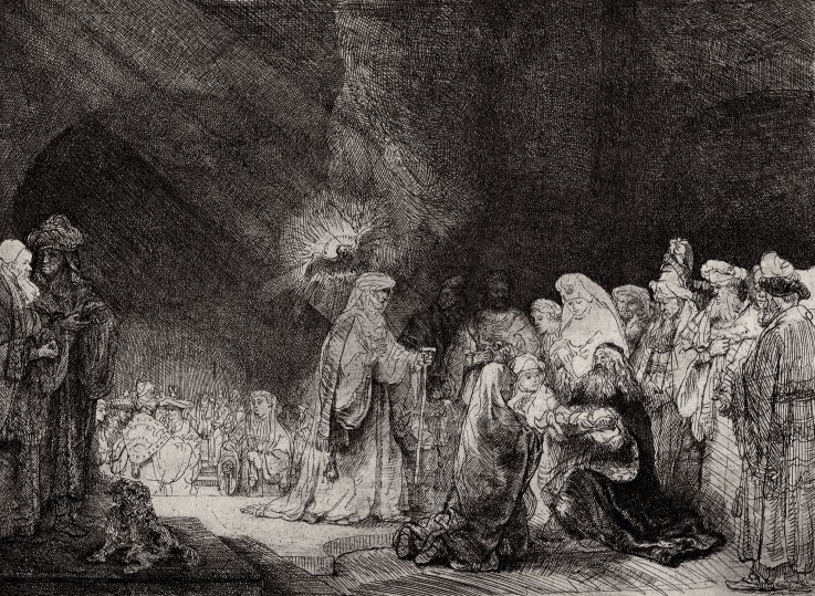 Die Darstellung des Herrn im Tempel von Rembrandt van Rijn