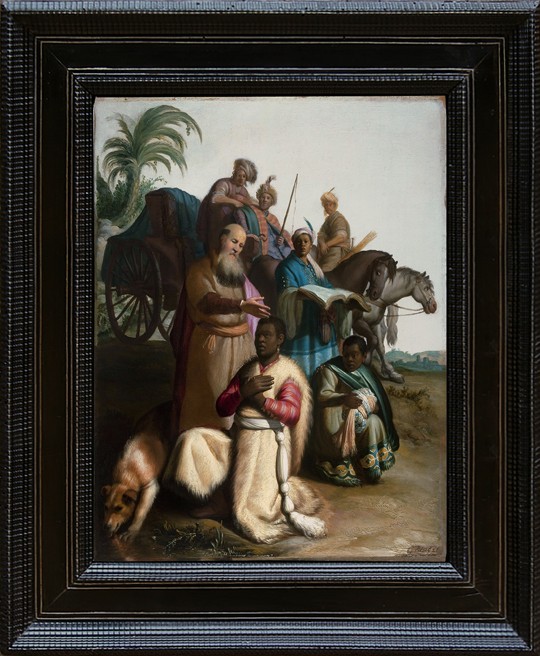 Die Taufe des Kämmerers von Rembrandt van Rijn