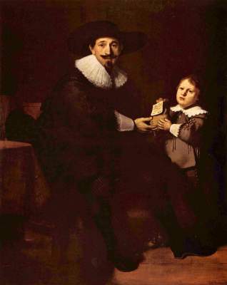 Jean Pellicorne und sein Sohn Kaspar von Rembrandt van Rijn