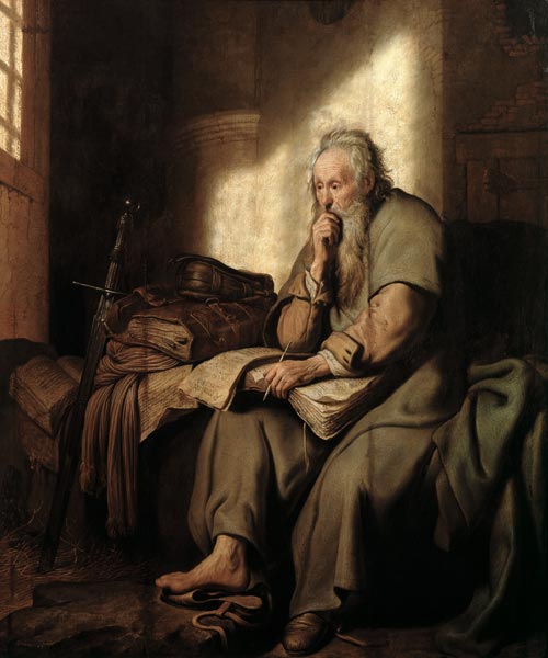 Rembrandt, Paulus in Prison von Rembrandt van Rijn