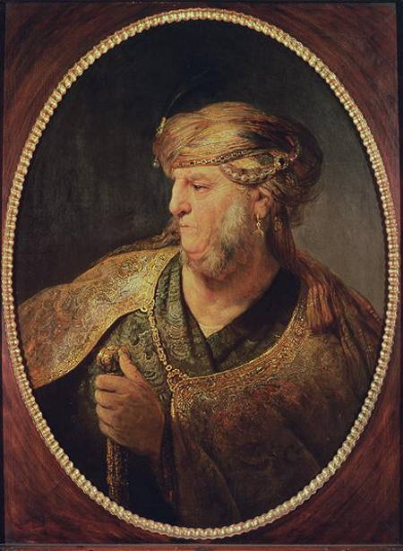 Portrait of a Man in Oriental Costume von Rembrandt van Rijn