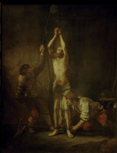Rembrandt / Christ at the Column. von Rembrandt van Rijn