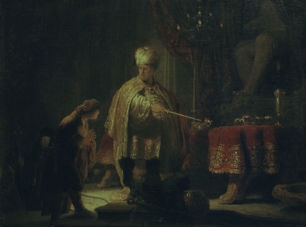 Rembrandt / Daniel and Cyrus von Rembrandt van Rijn