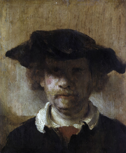 Rembrandt / Self-Portr.(Leipzig) / 1650 von Rembrandt van Rijn