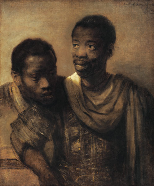 Zwei Schwarze von Rembrandt van Rijn