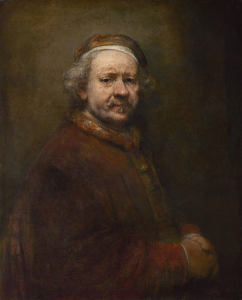 Selbstporträt im Alter von 63 Jahren von Rembrandt van Rijn