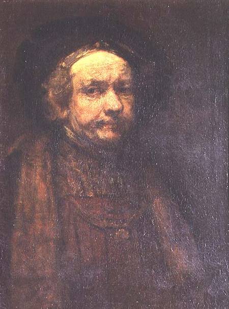 Self Portrait as an Old Man von Rembrandt van Rijn