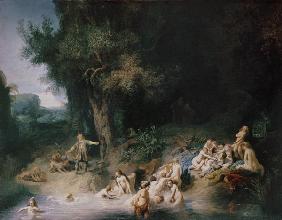 Diana im Bade mit Aktaeon und Kallisto.