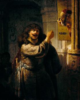 Samson bedroht seinen Schwiegervater 1635