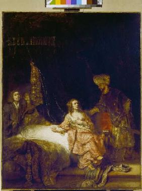 Joseph und die Frau des Potiphar 1655