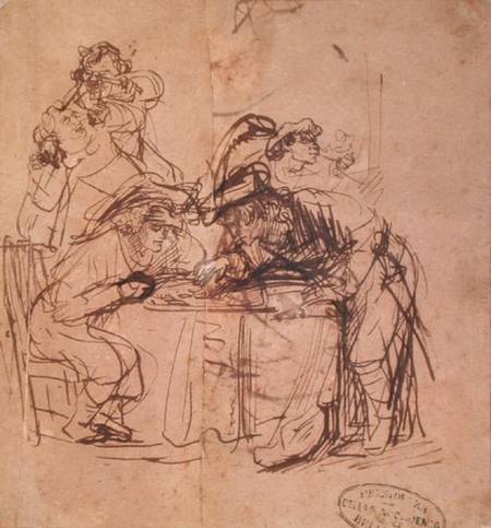 The Vices of the Prodigal Son von Rembrandt van Rijn